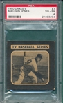 1950 Drakes #7 Sheldon Jones PSA 4