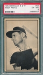 1953 Bowman B & W #57 Andy Pafko PSA 6