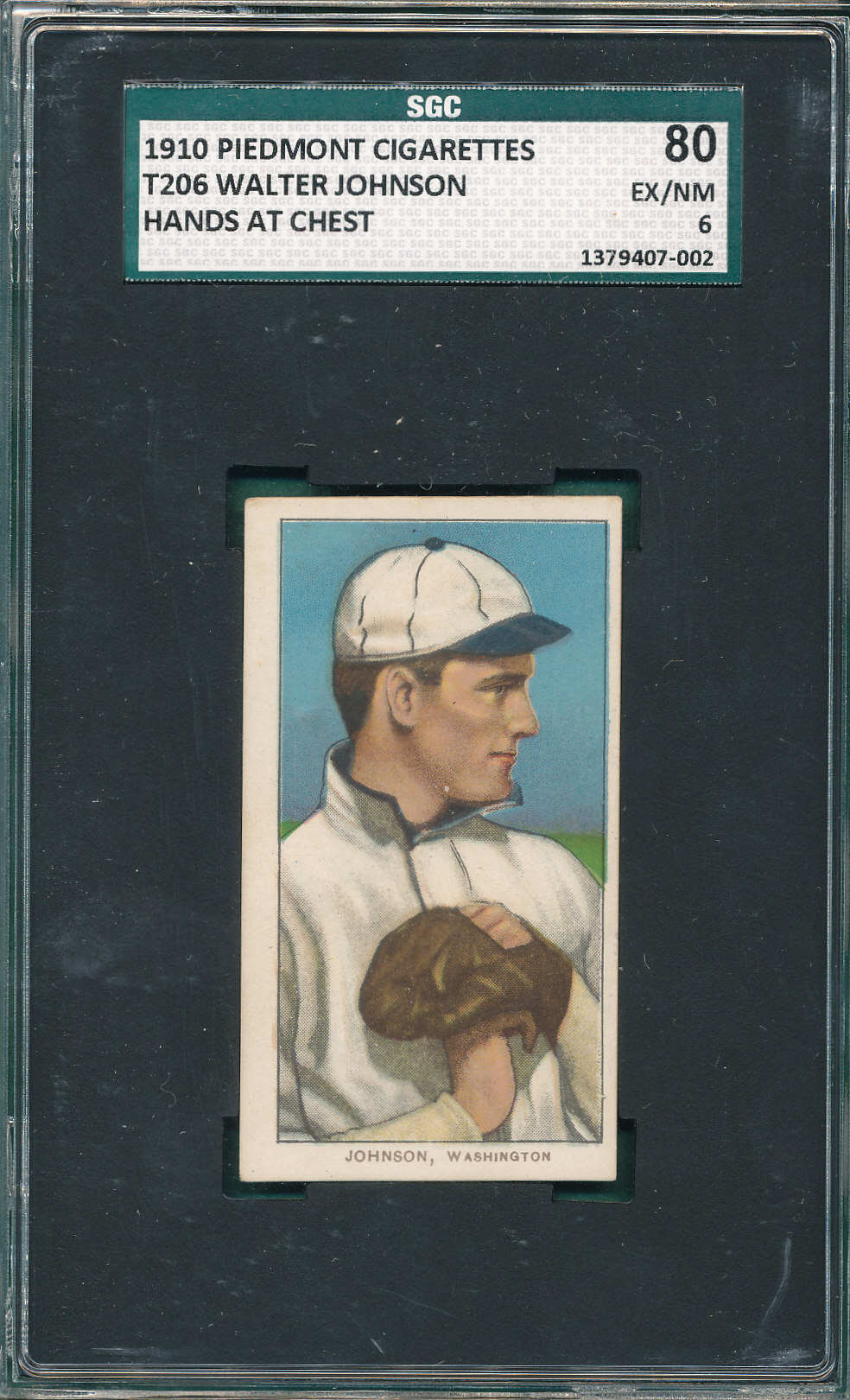 Lot Detail - 1909-1911 T206 Johnson, Hands at Chest, Piedmont ...