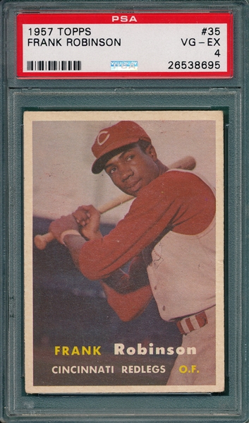 1957 Topps #35 Frank Robinson PSA 4 *Rookie*