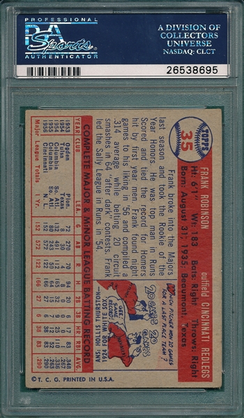 1957 Topps #35 Frank Robinson PSA 4 *Rookie*