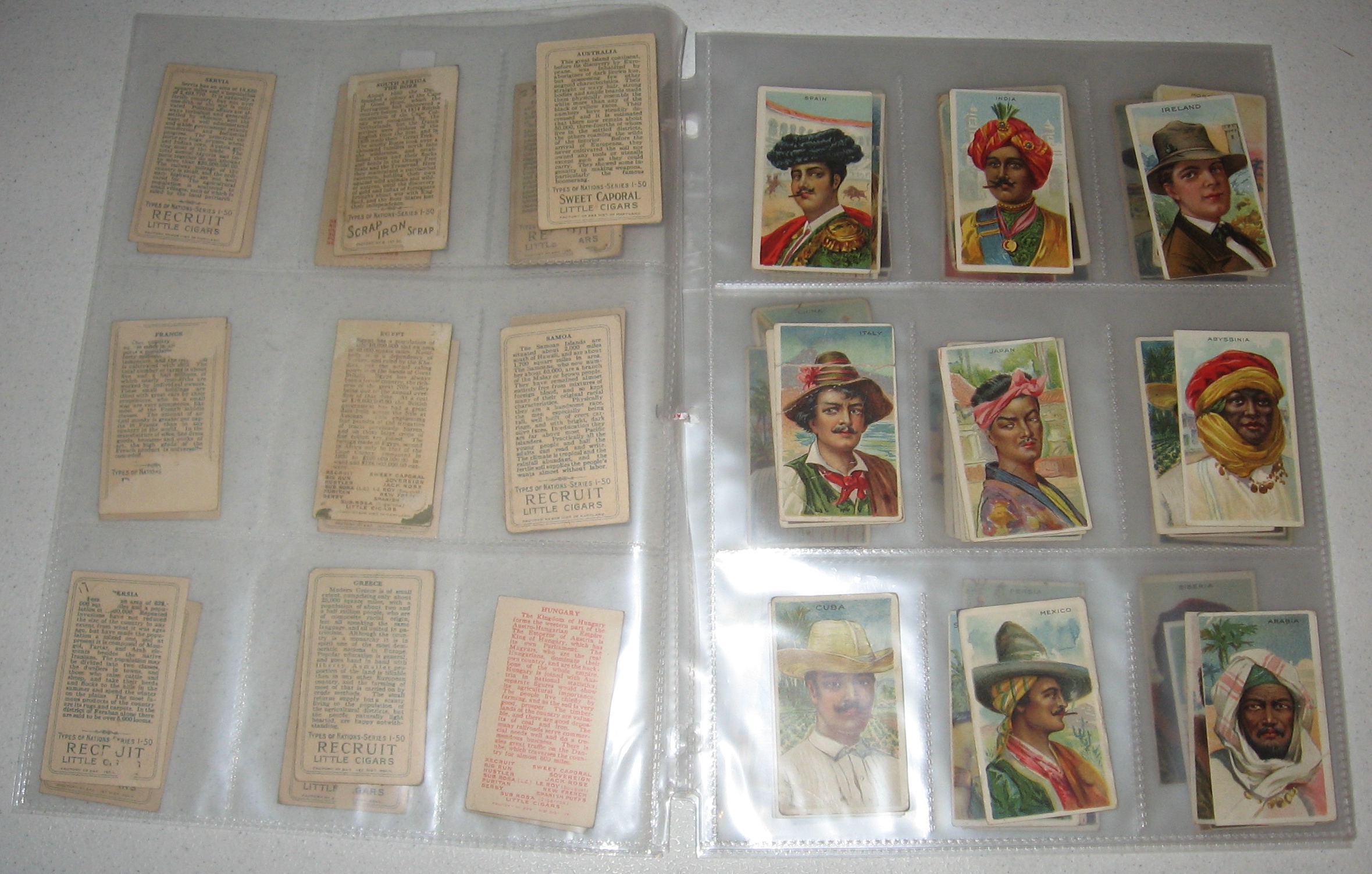 Lot Detail 1910 T113 Types Of Nations Lot Of 70 