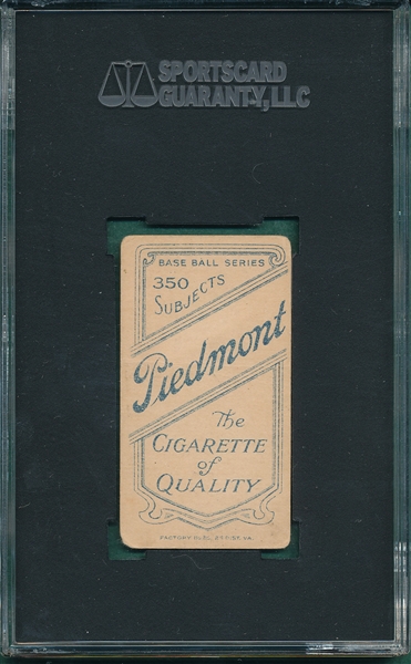1909-1911 T206 Guiheen Piedmont Cigarettes SGC 30 *Southern League*