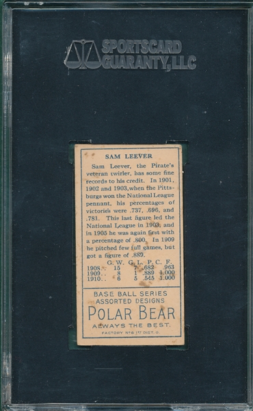 1911 T205 Leever Polar Bear SGC 80