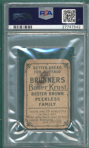 1911 D304 M. Kelly Butter Crust PSA Authentic