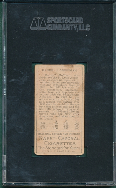 1911 T205 Hoffman Sweet Caporal Cigarettes SGC 40