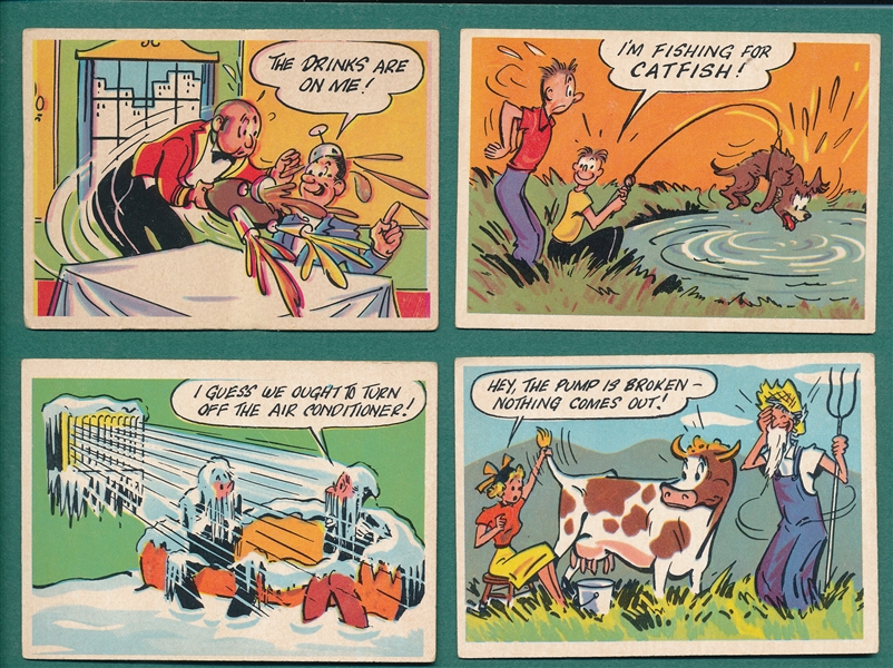1957 Topps Goofy Postcards Lot of (42)