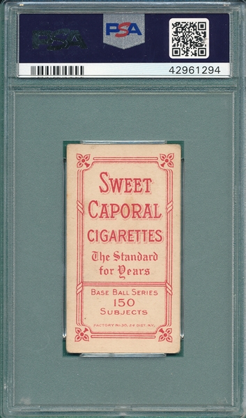 1909-1911 T206 Jones, Hands on Hips, Sweet Caporal Cigarettes PSA 3
