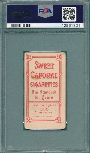 1909-1911 T206 Oberlin Sweet Caporal Cigarettes PSA 3 *Factory 25*
