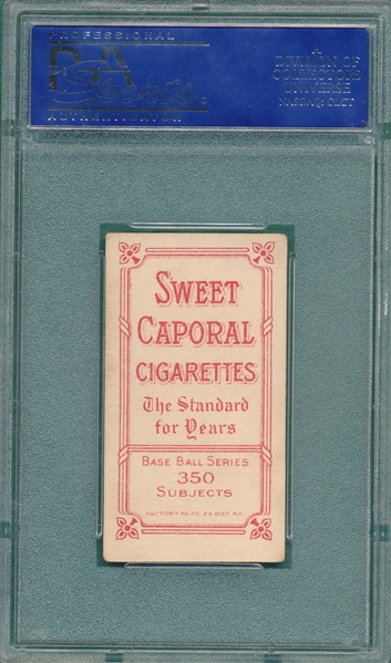 1909-1911 T206 Sweeney, Boston, Sweet Caporal Cigarettes PSA 4