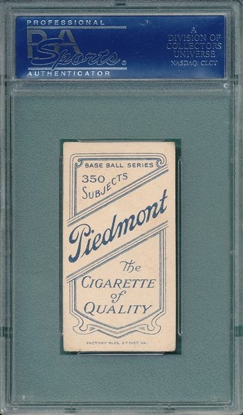 1909-1911 T206 Collins, Jimmy, Piedmont Cigarettes PSA 4 