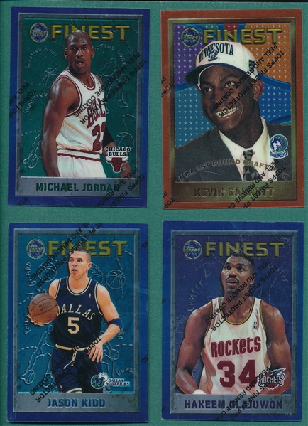 1995-96 Topps Finest Complete Set (251) *Unpeeled*