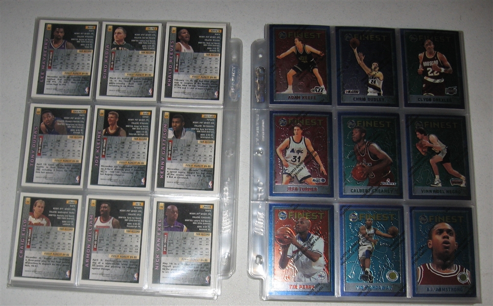 1995-96 Topps Finest Complete Set (251) *Unpeeled*