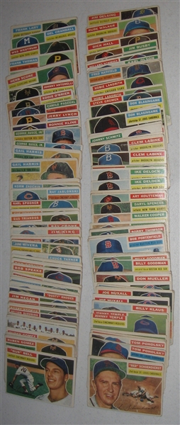 1956 Topps Lot of (117) W/ Snider 