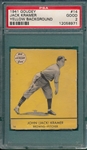 1941 Goudey #14 Jack Kramer PSA 2 *Yellow*