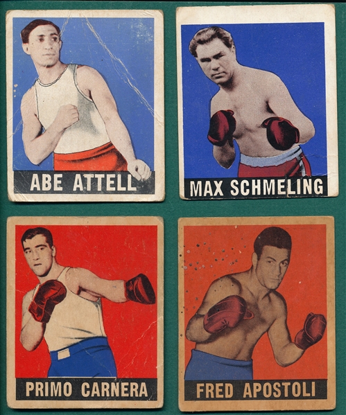 1948 Leaf Boxing Lot of (38) W/ Abe Attell