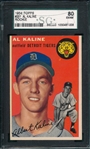 1954 Topps #201 Al Kaline SGC 80 *Rookie*