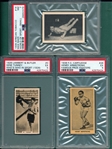 1926-39 Lot of (3) Boxers W/ Tunney PSA