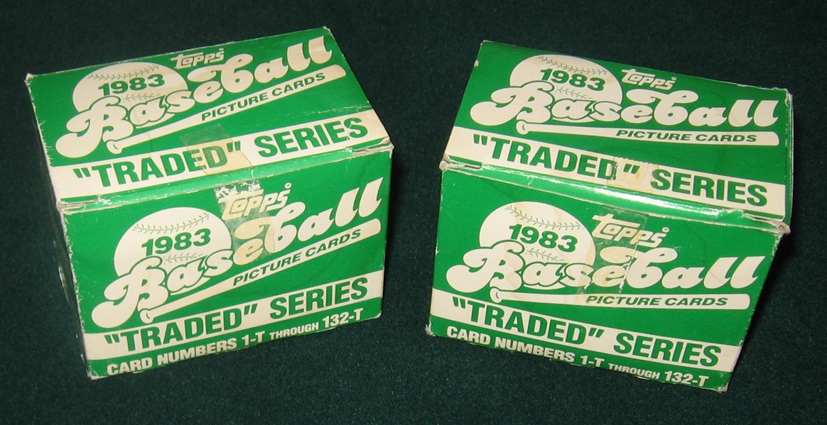 1983 Topps Traded Complete Sets, Lot of (2)