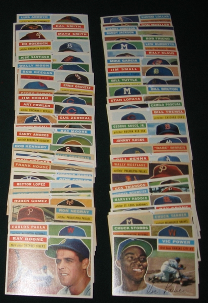 1956 Topps Lot of (78) W/ Doby