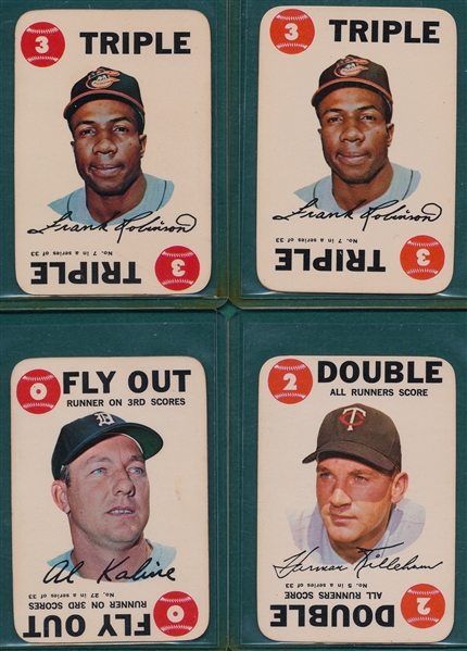 1968 Topps Game Lot of (15) W/ Frank Robinson (2)