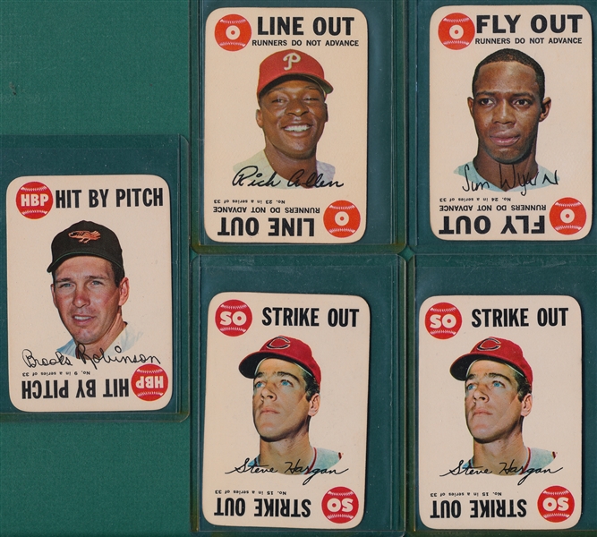 1968 Topps Game Lot of (15) W/ Frank Robinson (2)