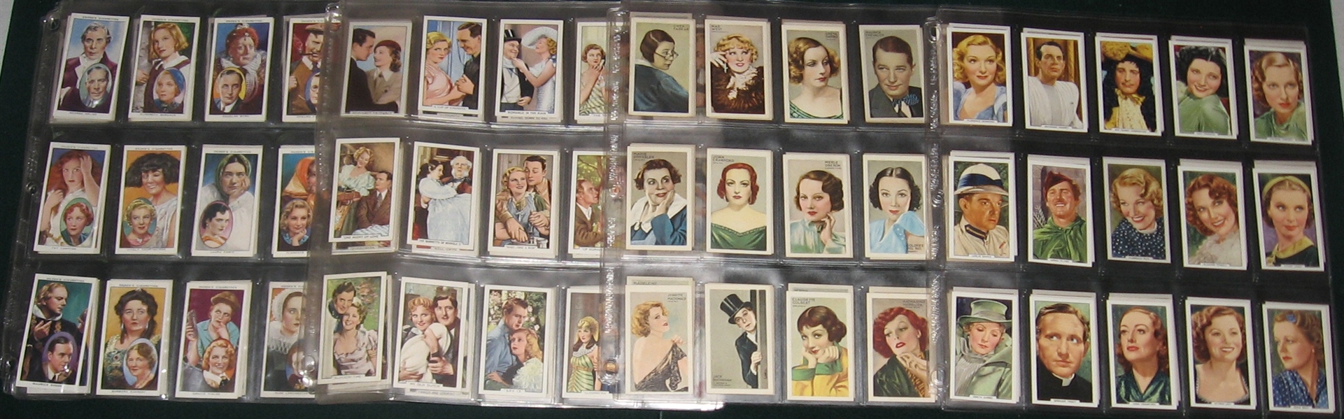 1920s-30s Lot of (8) Non Sports Actor & Actresses, Complete Sets