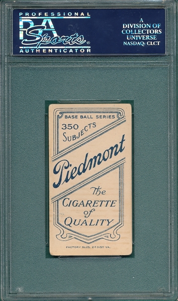 1909-1911 T206 Hofman Piedmont Cigarettes PSA 3