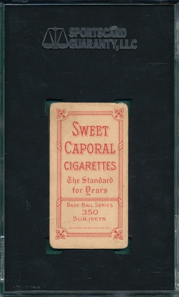 1909-1911 T206 Lundgren, KC, Sweet Caporal Cigarettes SGC 35