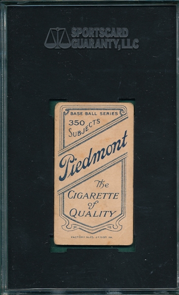 1909-1911 T206 Dorner Piedmont Cigarettes SGC 35