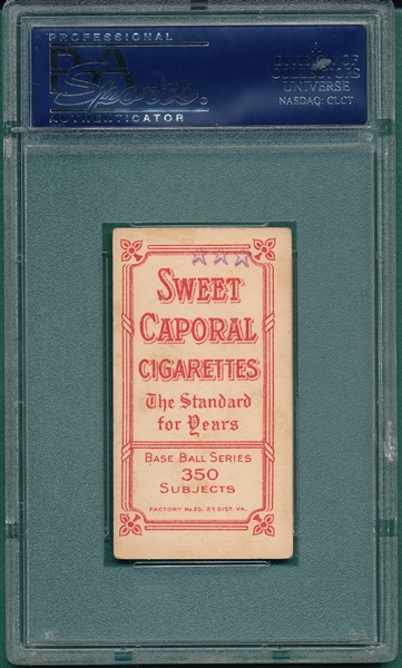 1909-1911 T206 Kisinger Sweet Caporal Cigarettes PSA 4 (MK) *Factory 25*