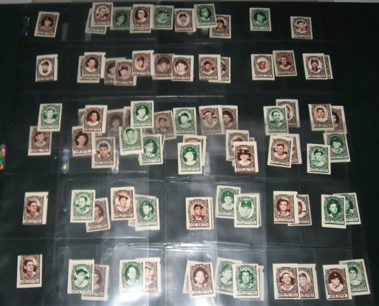 1961 Topps Stamps Lot of (76) W/ Aaron