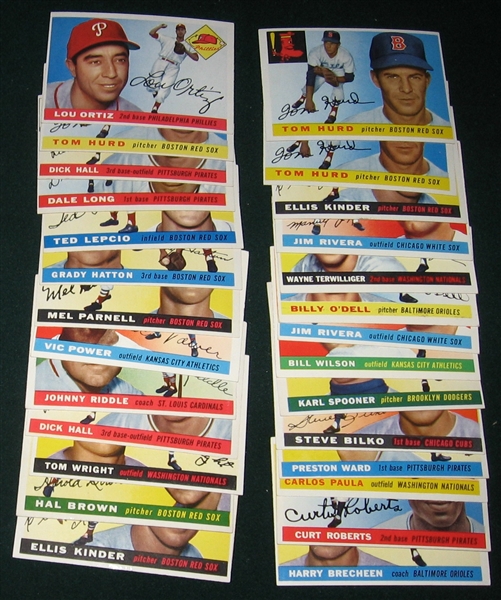 1955 Topps Lot of (36) W/ #140 Parnell