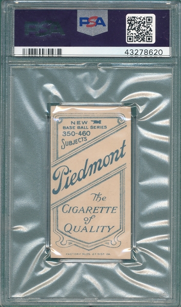 1909-1911 T206 Howell, Hands At Waist, Piedmont Cigarettes PSA Authentic