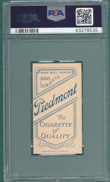 1909-1911 T206 Cree Piedmont Cigarettes PSA Authentic