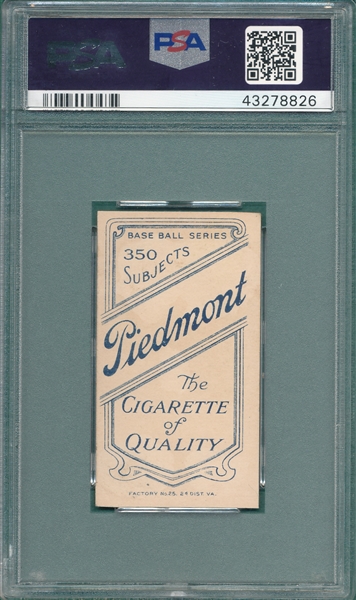 1909-1911 T206 Weimer Piedmont Cigarettes PSA Authentic