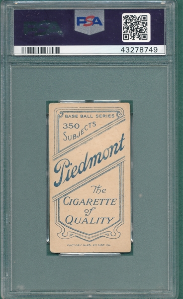1909-1911 T206 Revelle Piedmont Cigarettes PSA 2.5 *Southern League*