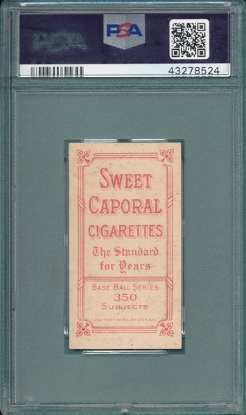 1909-1911 T206 Clarke, J. J., Sweet Caporal Cigarettes, PSA 2  *Great Presentation*