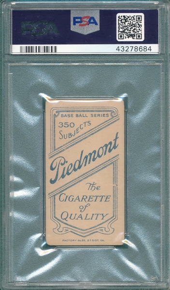1909-1911 T206 McGinley Piedmont Cigarettes PSA 2.5