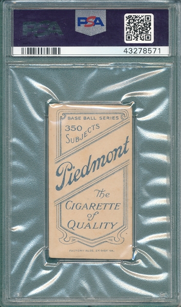 1909-1911 T206 Egan Piedmont Cigarettes PSA 3 