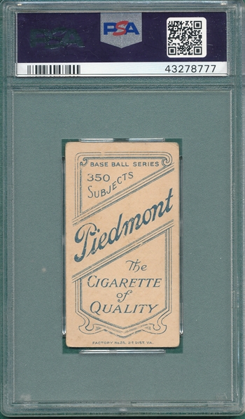 1909-1911 T206 Sharpe Piedmont Cigarettes PSA 3 