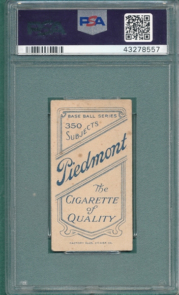 1909-1911 T206 Dorner Piedmont Cigarettes PSA 3.5