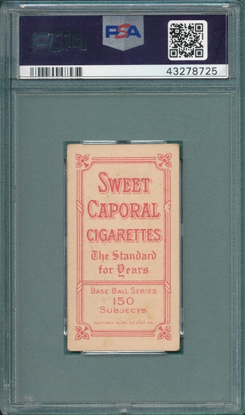 1909-1911 T206 Owen Sweet Caporal Cigarettes PSA 4