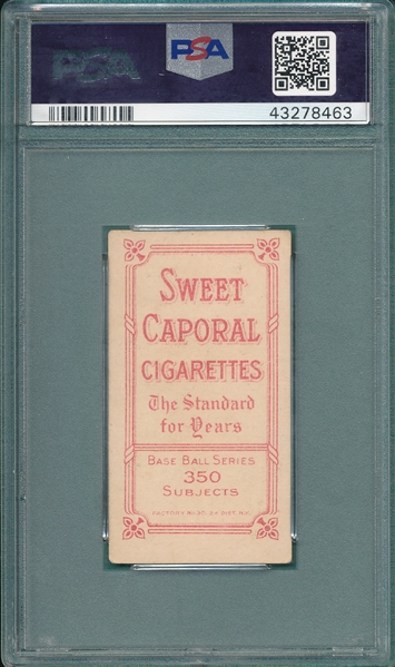 1909-1911 T206 Ames, Hands Above Head, Sweet Caporal Cigarettes PSA 4.5