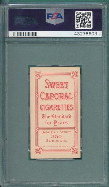 1909-1911 T206 Hallman Sweet Caporal Cigarettes PSA 5