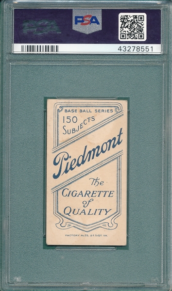 1909-1911 T206 Donohue Piedmont Cigarettes PSA 4.5