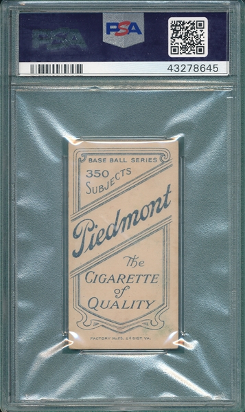 1909-1911 T206 Krause, Pitching, Piedmont Cigarettes PSA 4.5
