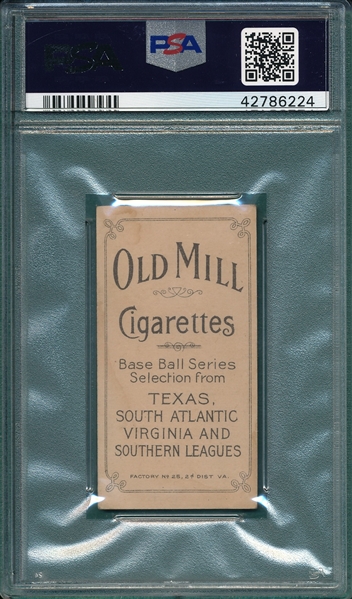 1909-1911 T206 Stark Old Mill Cigarettes PSA 3 *Southern League*