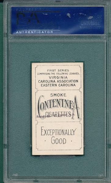 1910 T209-1 Hoffman Contentnea Cigarettes PSA 5 (MK)