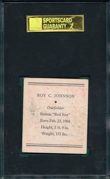 1933 R305 Johnson Tatto Orbit SGC 60